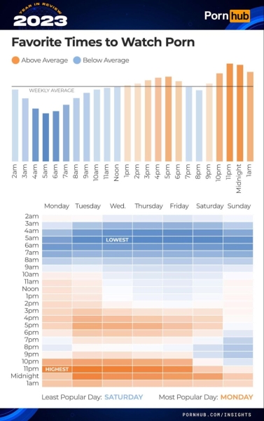 Итоги года PornHub полная статистика и тренды 2023 года, арбитражнику в закладки!